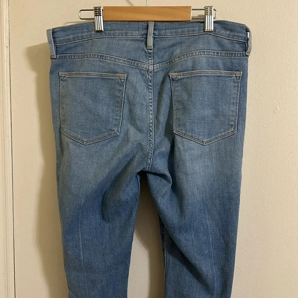 EUC Frame Le High Flare Ripped Denim Jeans - Picture 4 of 6